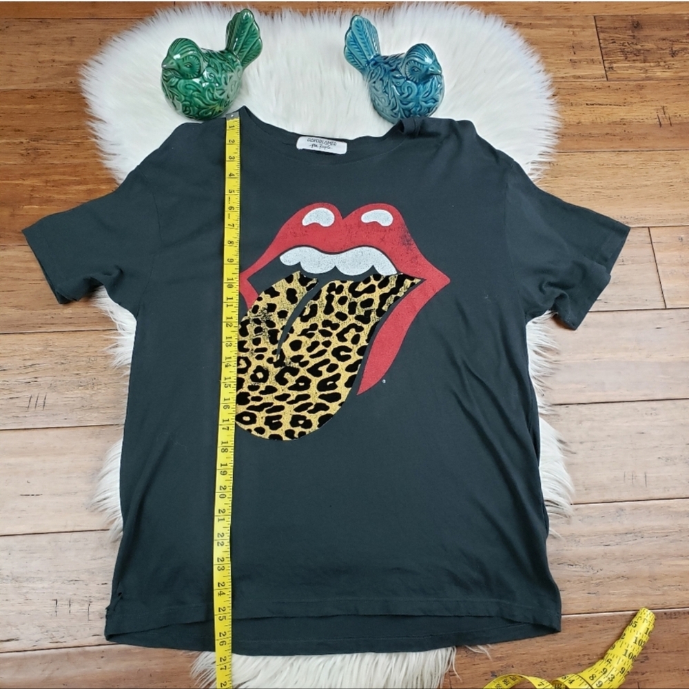 Free People Day Dreamer Elizabeth and James rolling stones tongue tees Small - Picture 5 of 13